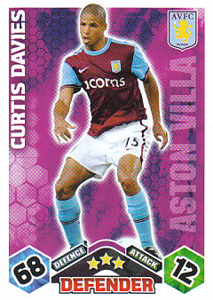 Curtis Davies Aston Villa 2009/10 Topps Match Attax #21